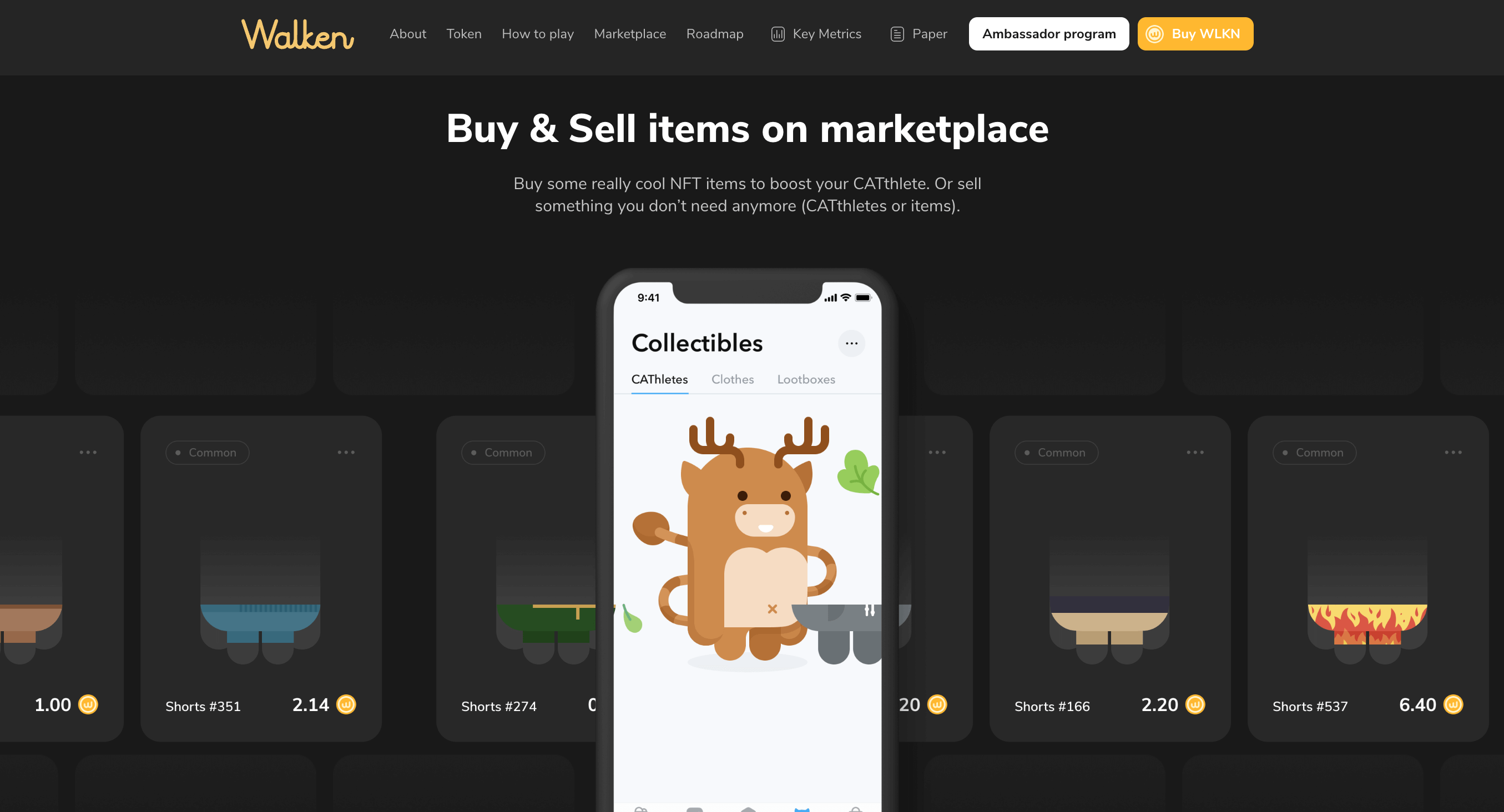 A screenshot of Walken gameplay