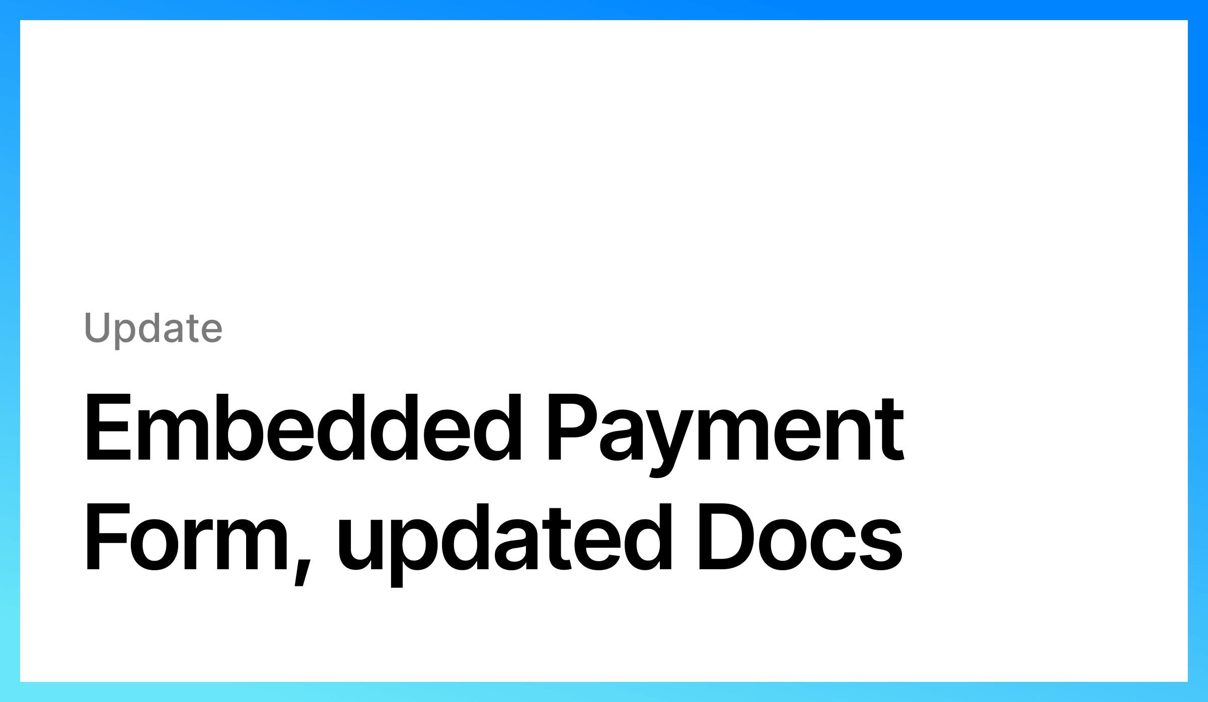 Embedded Payment Form in Calypso Pay text